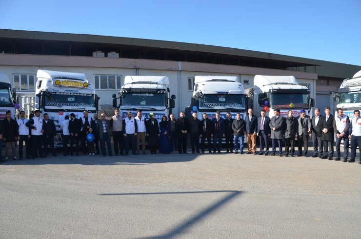 Kahramanmaraş'tan İdlib'e 6 tır insani yardım malzemesi gönderildi