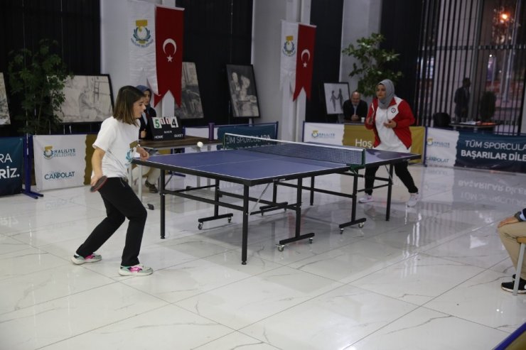 Haliliye’de 1’inci Göbeklitepe masa tenisi turnuvası düzenlendi