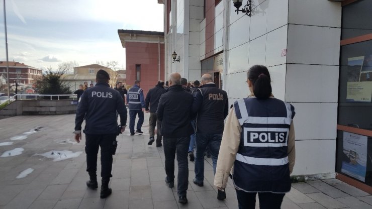 Düzce’de terör örgütü sempatizanları, adliyede
