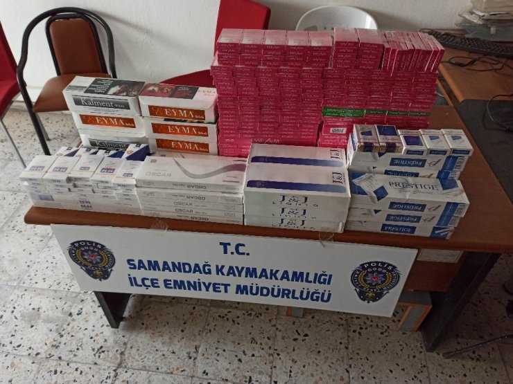 Samandağ’da 660 paket kaçak sigara ele geçirildi