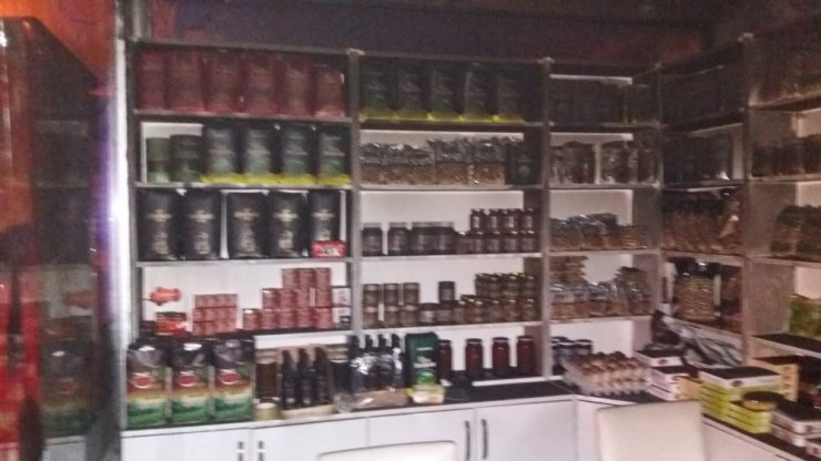 Terme’de iş yeri yangını