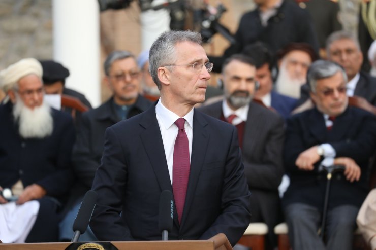 NATO Genel Sekreteri Stoltenberg ve ABD Savunma Bakanı Esper Kabil'de