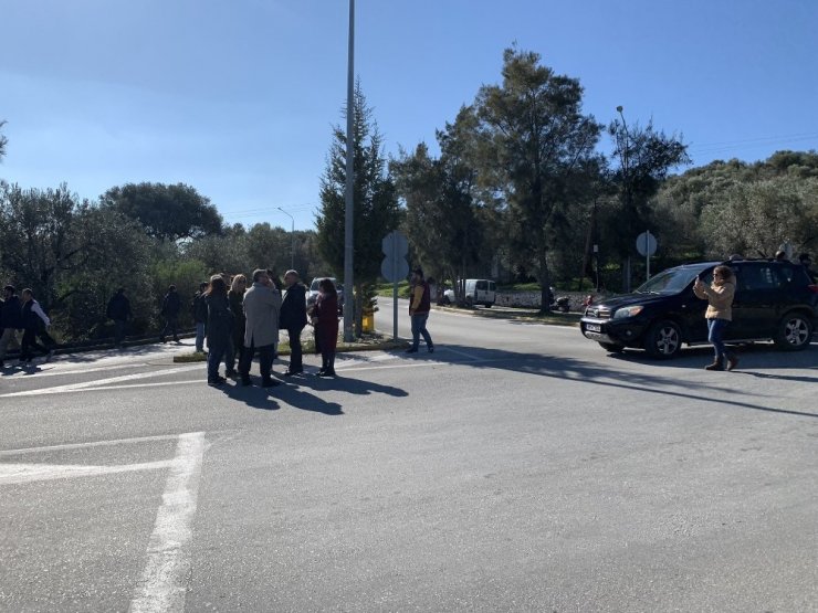 Yunan adalarında mültecilerin kıyıya çıkmasına izin verilmiyor