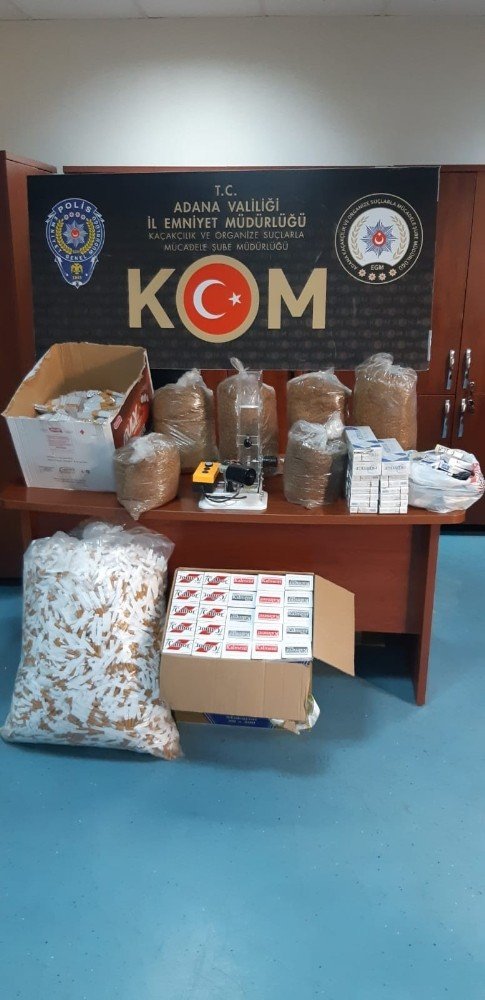 Adana’da kaçakçılık operasyonu