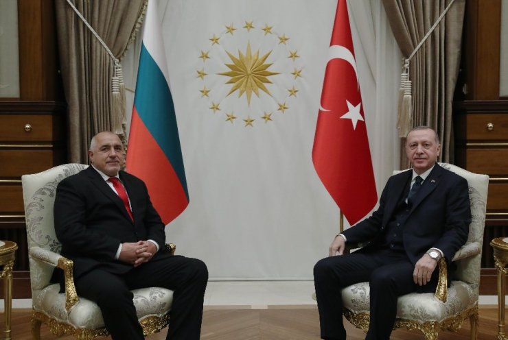 Cumhurbaşkanı Erdoğan Bulgaristan Başbakanı Borisov’u kabul etti