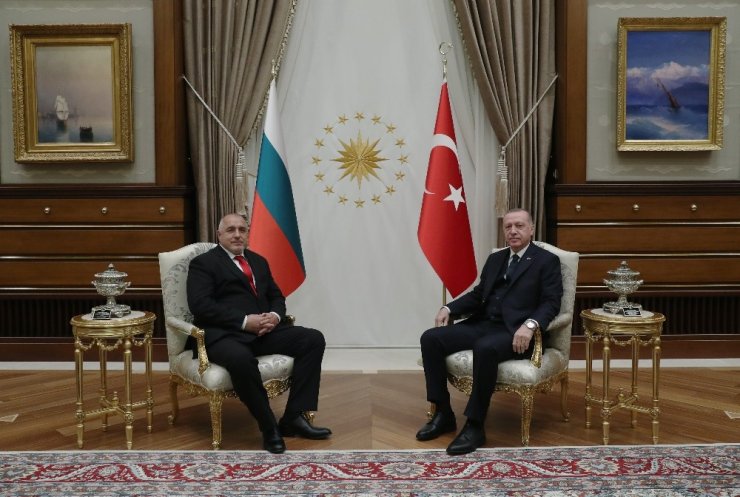 Cumhurbaşkanı Erdoğan Bulgaristan Başbakanı Borisov’u kabul etti