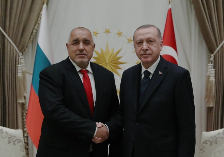 Cumhurbaşkanı Erdoğan Bulgaristan Başbakanı Borisov’u kabul etti