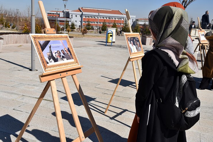 KMÜ'de Necmettin Erbakan fotoğraf sergisi