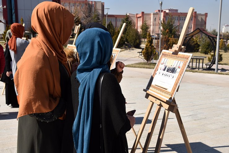 KMÜ'de Necmettin Erbakan fotoğraf sergisi