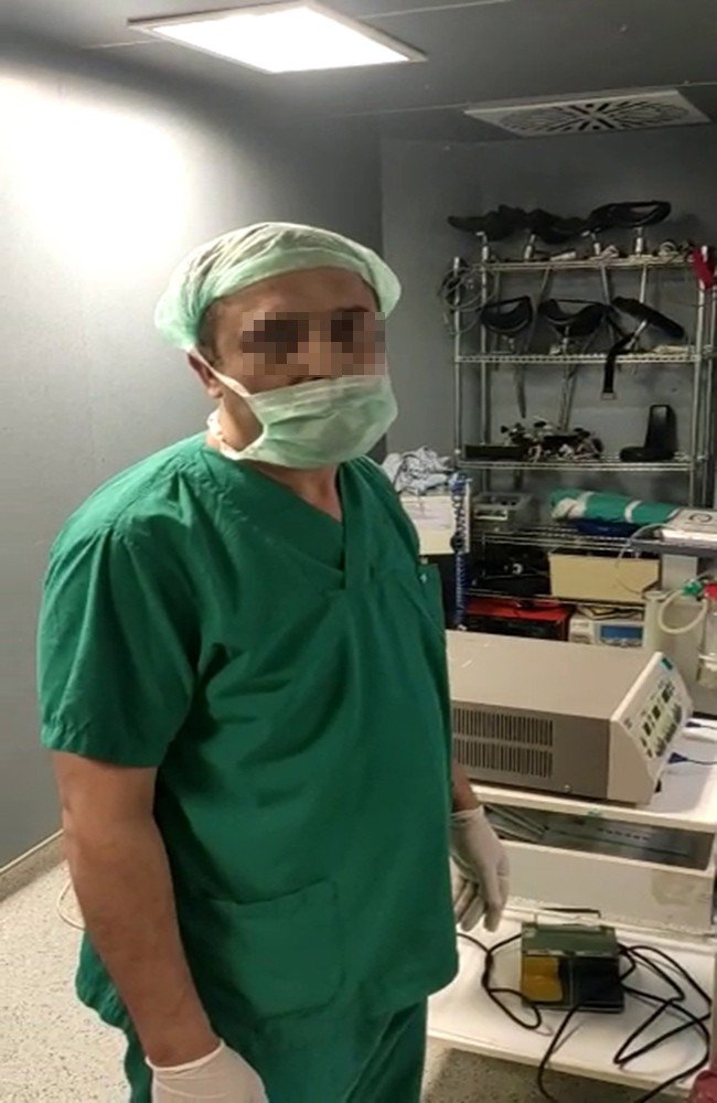 Özel hastanede ‘yetkisiz estetik ameliyatı’na suçüstü kamerada