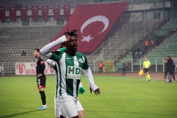 TFF 1. Lig: Giresunspor: 1 - Boluspor: 0 (İlk yarı sonucu)
