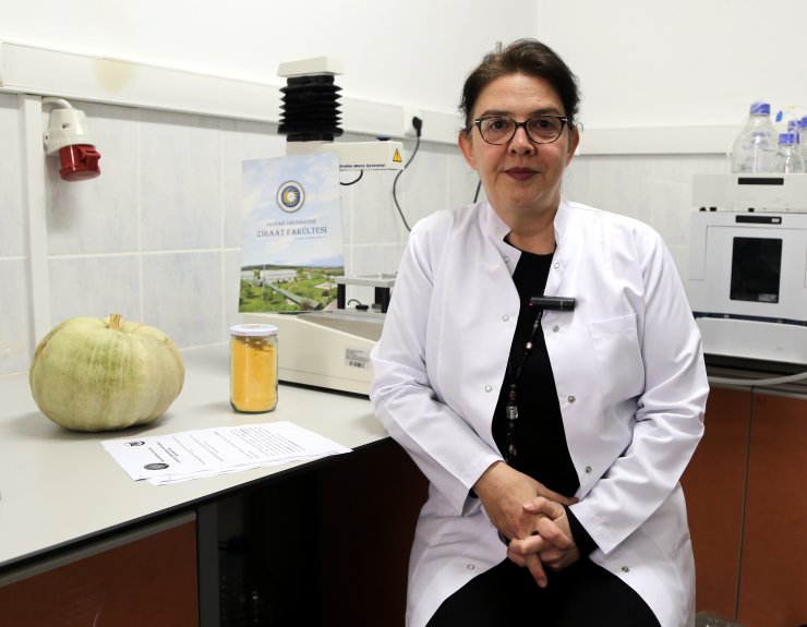 Diyet yapanlar için "bal kabağı" unundan bisküvi