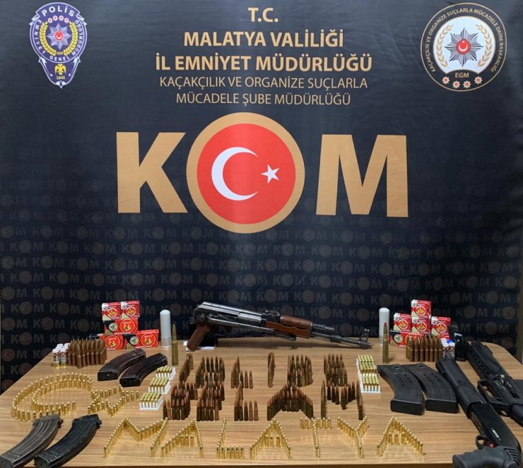 Malatya'da silah kaçakçılığı ve gasp şüphelilerine operasyon: 7 gözaltı