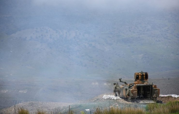Tanksavar eğitiminde tam isabet