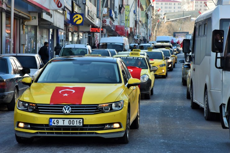 Muş'ta Bahar Kalkanı Harekatı'na destek konvoyu