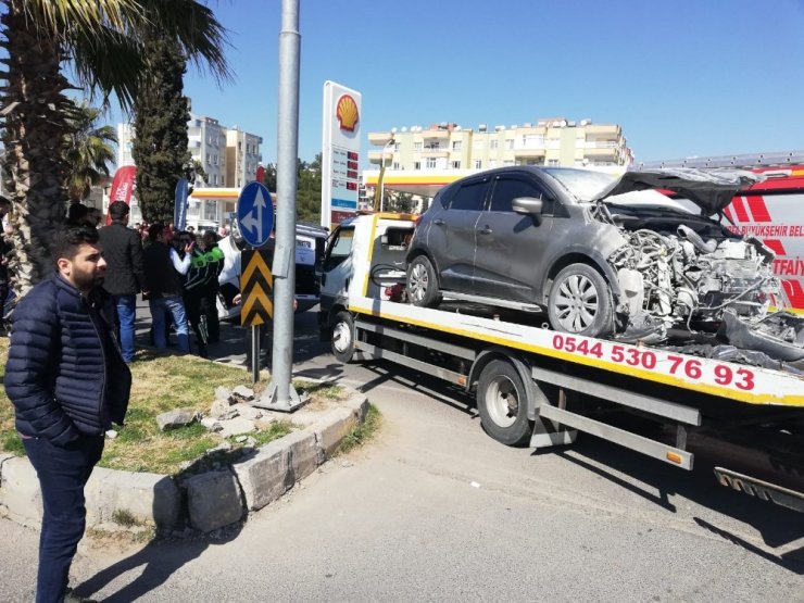 Şanlıurfa’da otomobiller çarpıştı: 2 yaralı