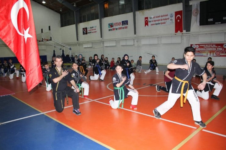 Bagaturcu sporcuların kuşak heyecanı