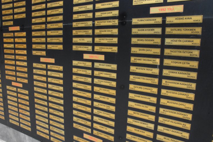 Zonguldak'taki grizu faciasında hayatını kaybedenler anıldı