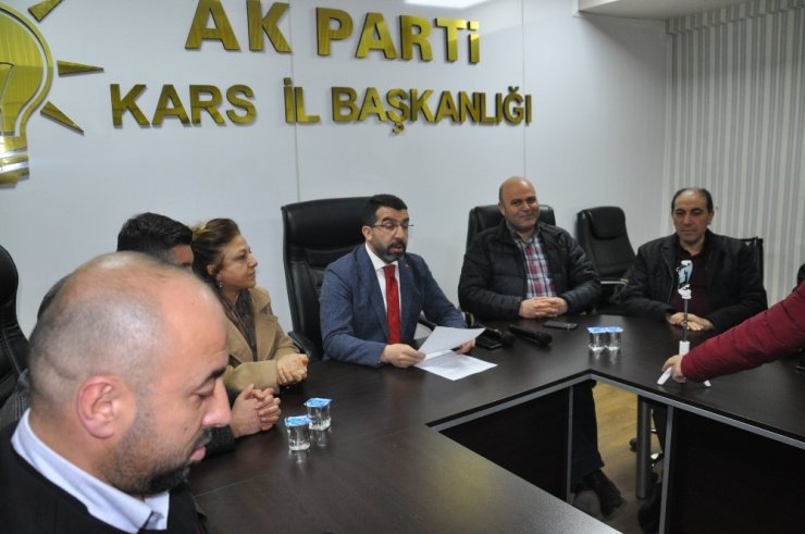 AK Parti Kars İl Başkanı Çakın’dan CHP’li Özkoç’a tepki