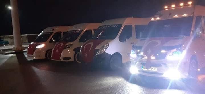 Bursa İdlib şehitleri için tek yürek oldu