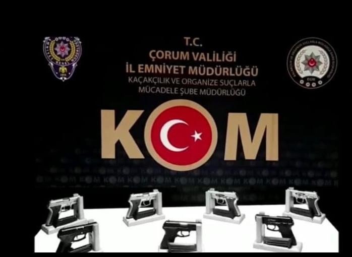 Çorum polisinden suç örgütüne operasyon