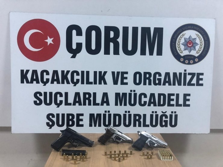 Çorum polisinden suç örgütüne operasyon