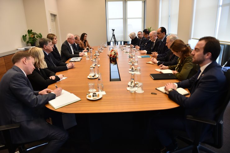 Cumhurbaşkanlığı Sözcüsü Kalın, Craft ve Jeffrey ile görüştü