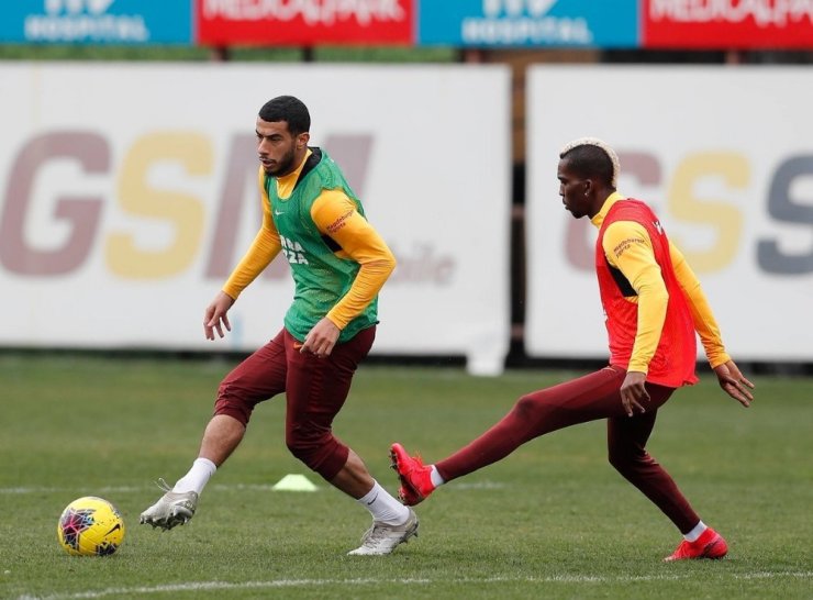 Galatasaray’da Lemina takımla çalıştı