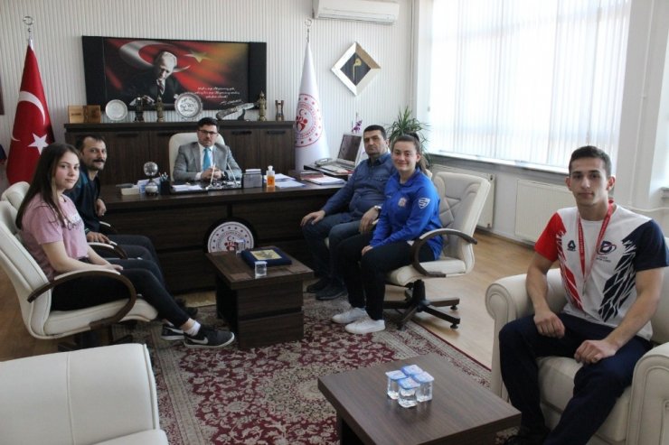 Haltercilerden İl Müdürü’ne ziyaret