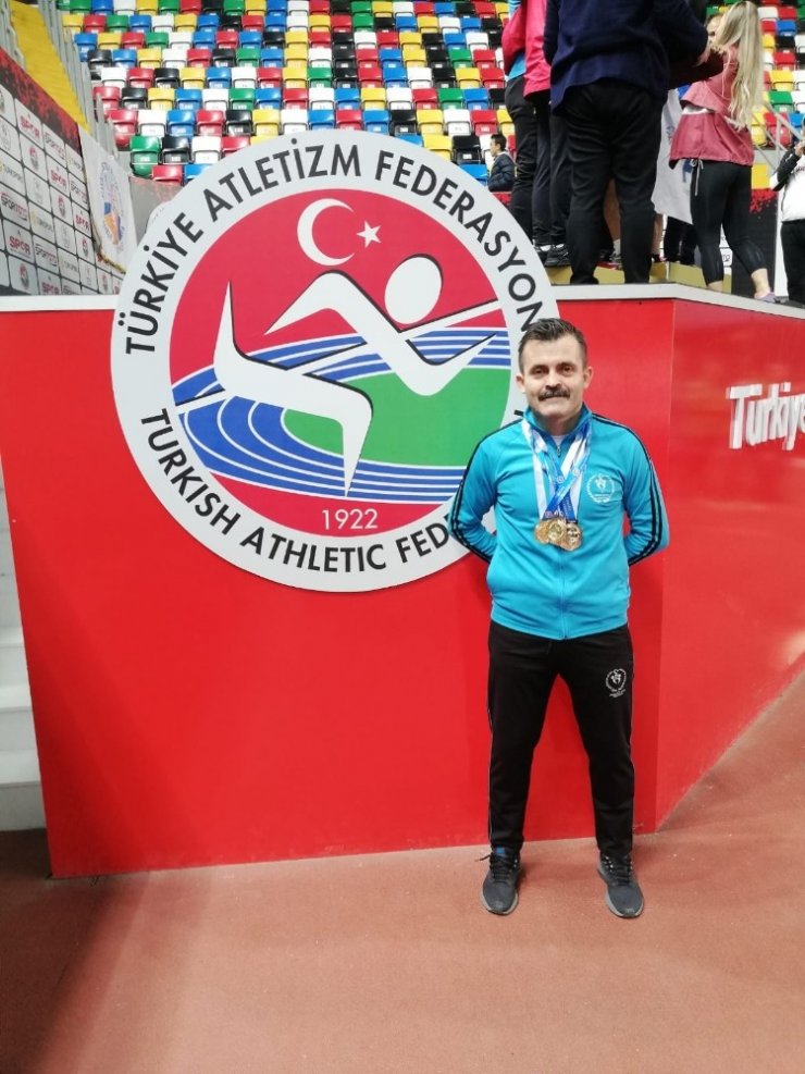 Master Atlet Serkan’dan 5 Türkiye Şampiyonluğu