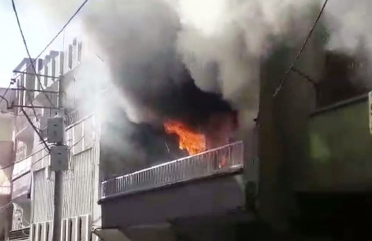 Şanlıurfa’da ev yangını