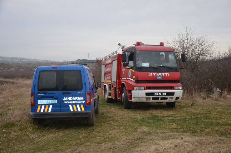 Tekirdağ'da merada patlamamış top mermisi bulundu