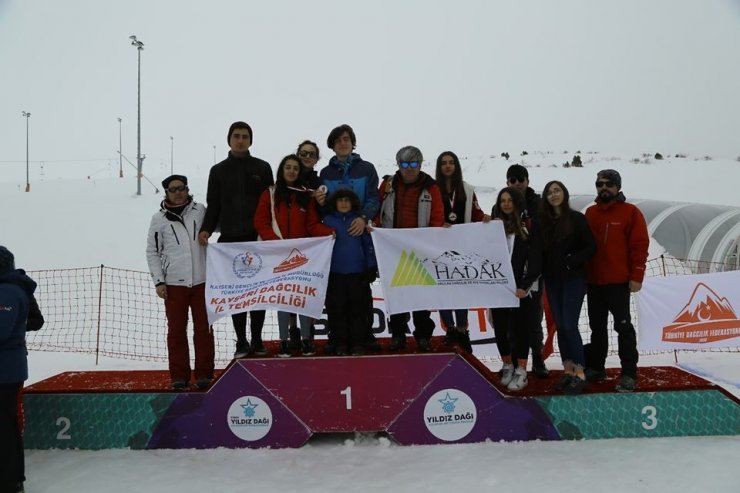 Dağ kayağında Kayserili sporcular 3 madalya aldı