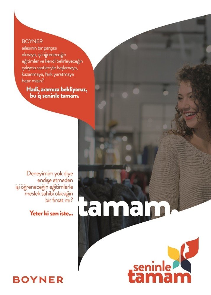 Yüzlerce ev kadını Boyner’de meslek sahibi olacak