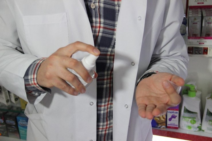 Dezenfektanlarda talep artışı