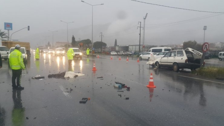 Söke’de feci kaza; 1 ölü