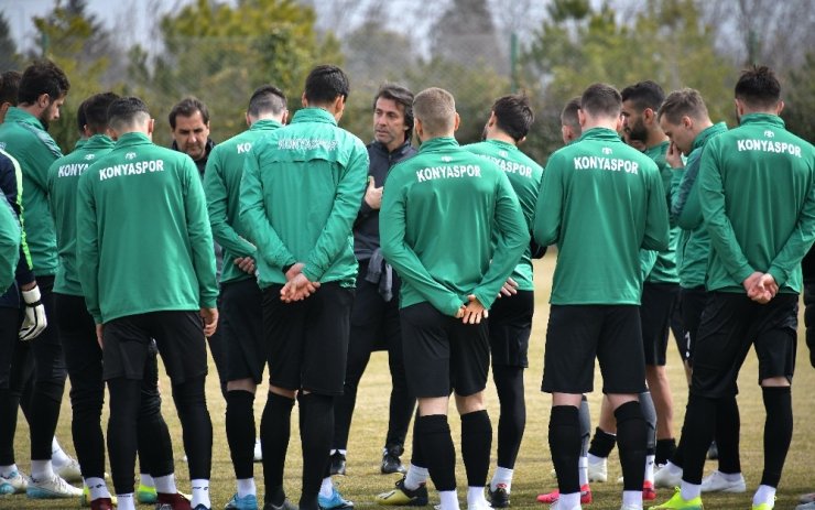 Konyaspor, Yeni Malatyaspor maçı hazırlıklarını sürdürdü
