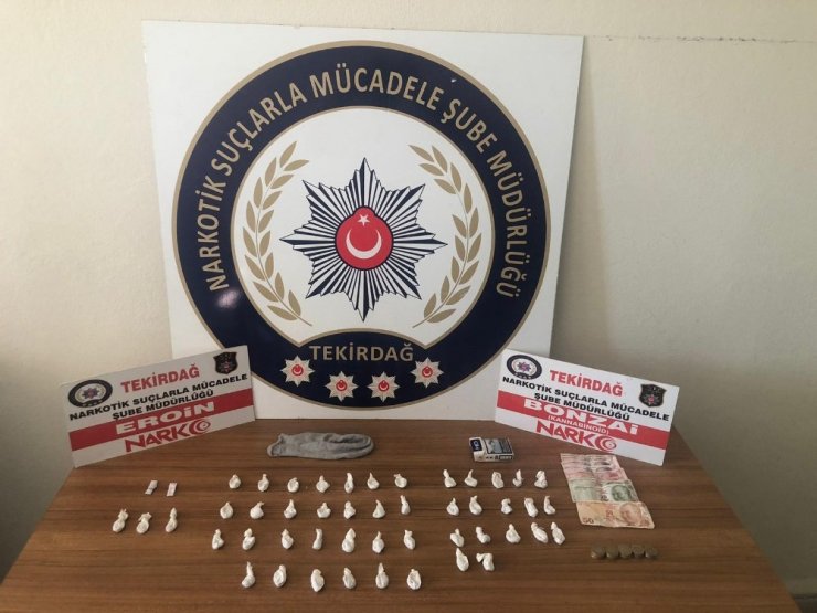 Tekirdağ’da uyuşturucu operasyonu