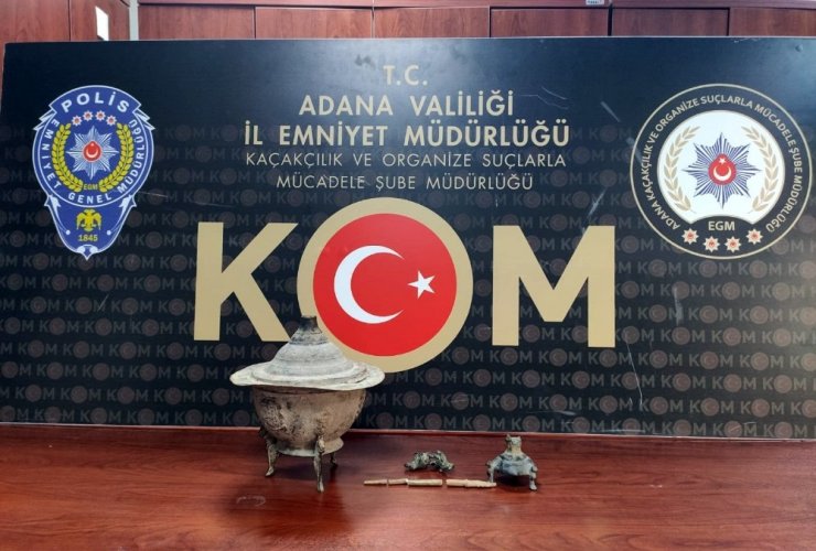 Tarihi eserleri satamadan yakalandılar