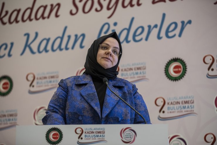 Bakan Zehra Zümrüt Selçuk, 9. Uluslararası Kadın Emeği Buluşması'nda konuştu: