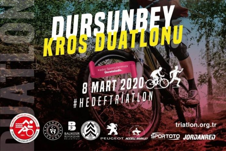 Dursunbey’de Kros Duatlon heyecanı