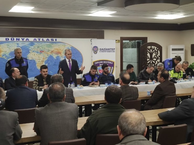 Polis vatandaşlar ‘Huzur Toplantısında buluştu