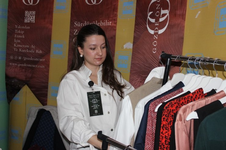 Girişimci kadınlar eserlerini fuarda sundu