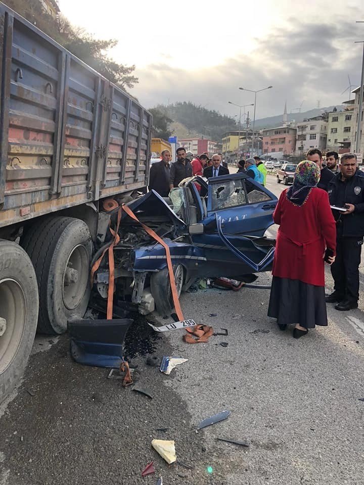 Hatay’da trafik kazası: 1 ölü, 1 yaralı
