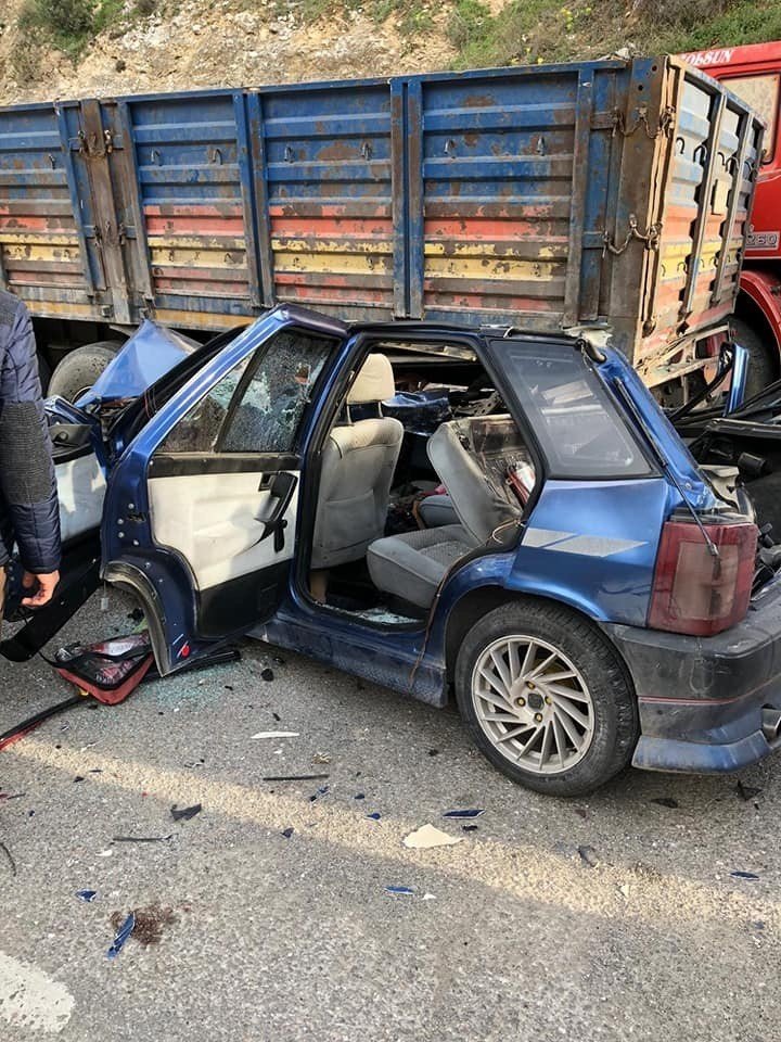 Hatay’da trafik kazası: 1 ölü, 1 yaralı