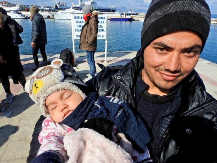 Çeşme’de göçmenleri Sahil Güvenlik kurtardı