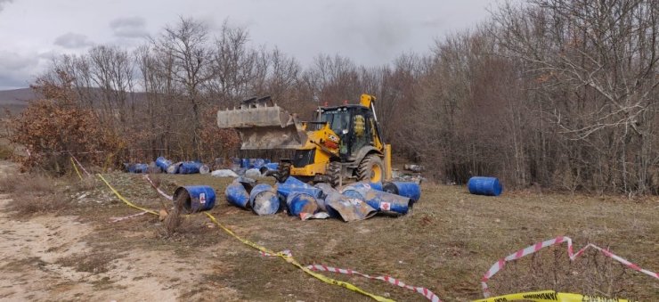 Kırklareli’de kimyasal varil olayında 2 kişi yakalandı