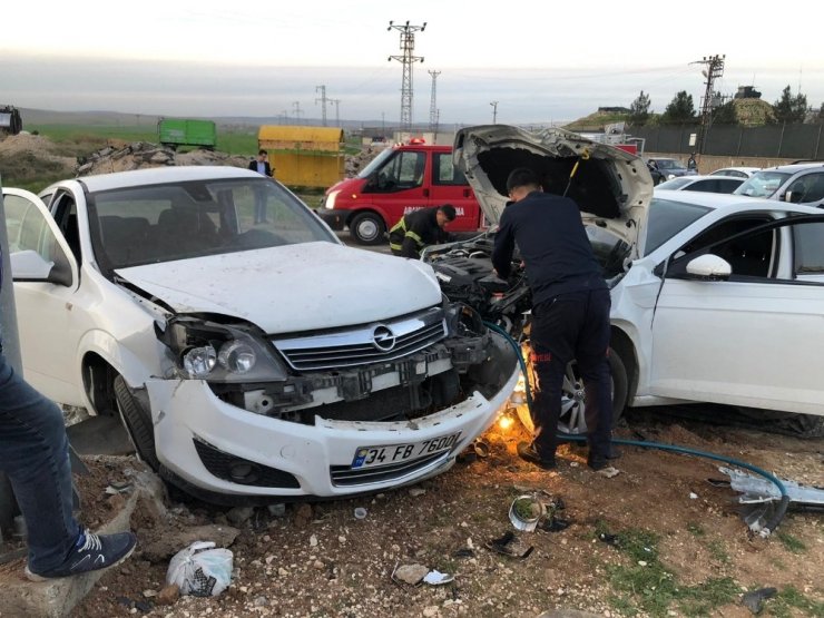 Mardin’de trafik kazası: 2 yaralı