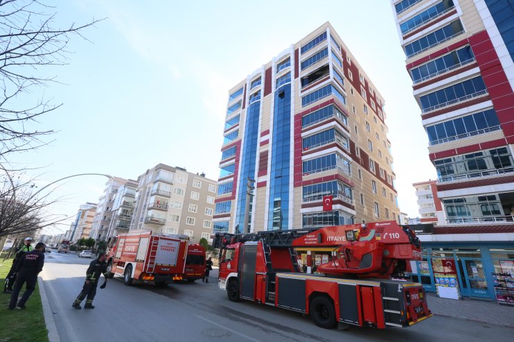 Samsun'da evde çıkan yangında bir kişi yaralandı