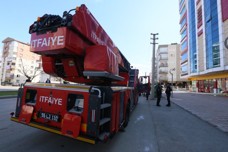 Samsun'da evde çıkan yangında bir kişi yaralandı